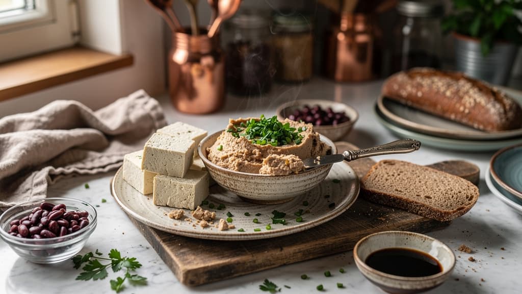 Vegan Apple-Onion Liver Spread (German Leberwurst)