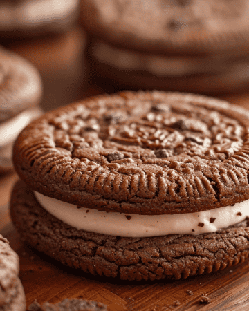 Vegan Oreo cookie