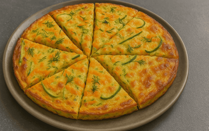 Zucchini & Carrot Crustless Pizza